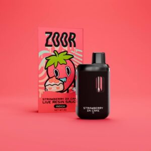 Zoor Disposable Vape Strawberry Za Cake 3g (Indica)